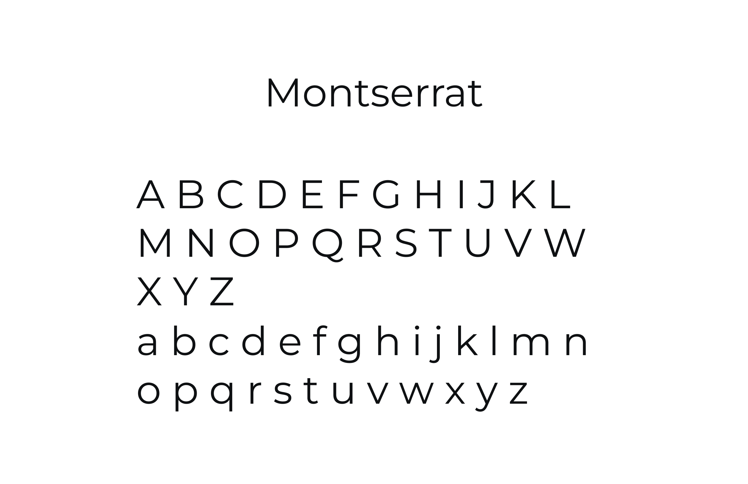 Montserrat font