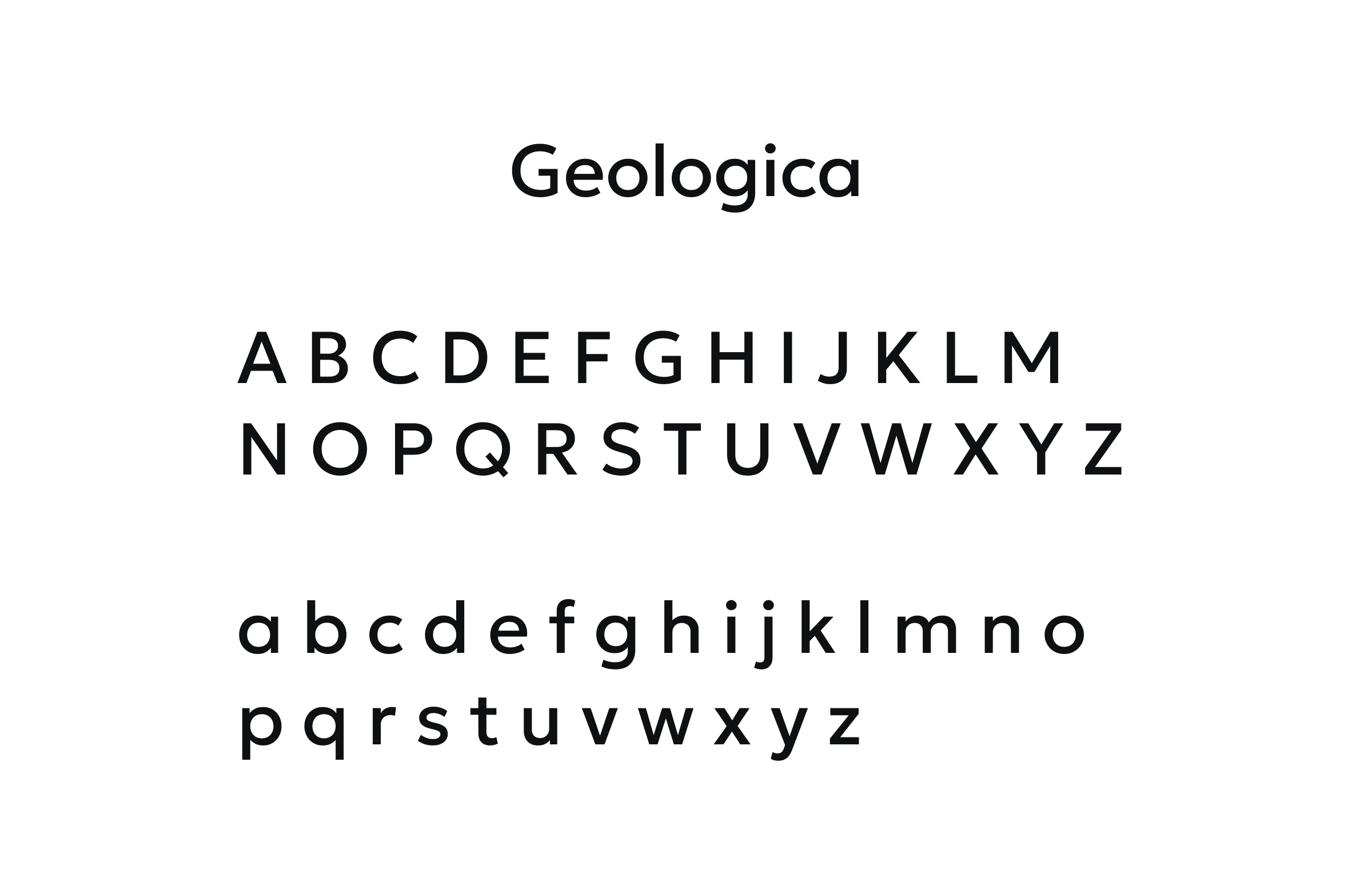 Geologica Typography